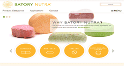 Desktop Screenshot of batorynutra.com